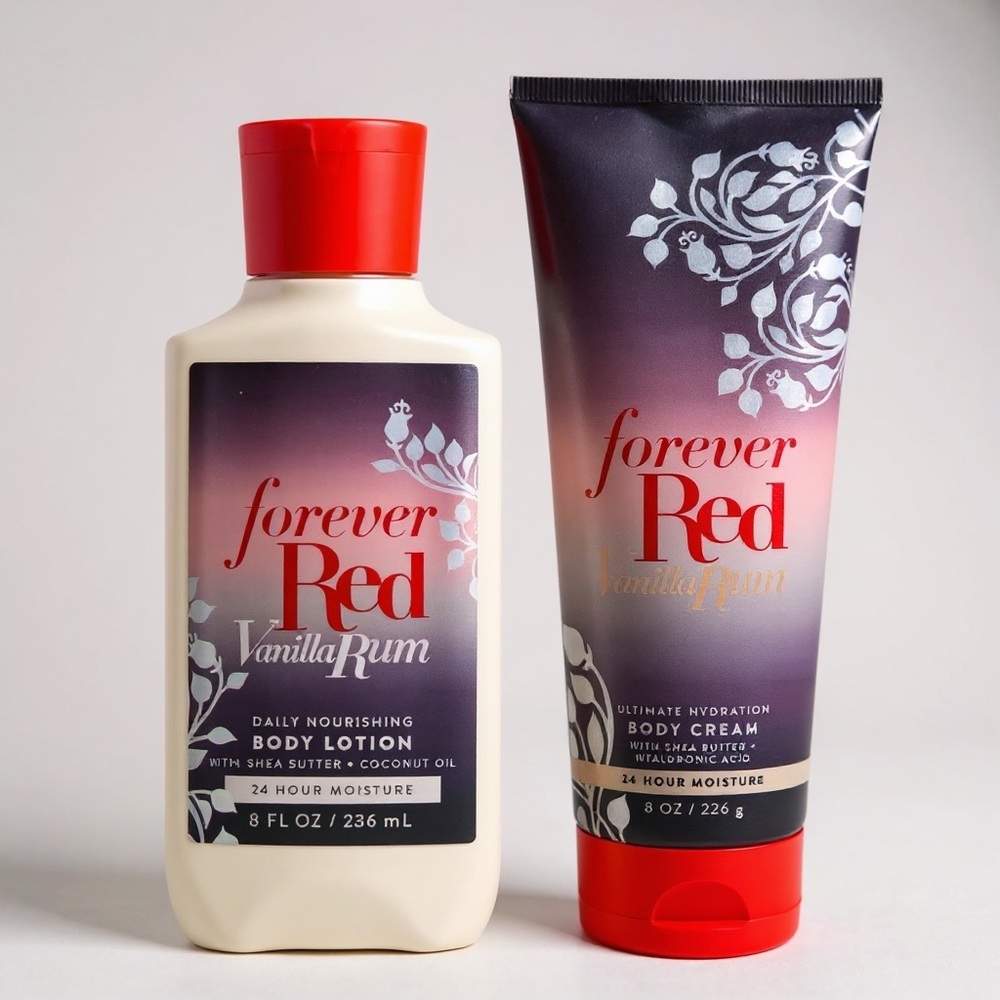 Bath & Body Works Red Vanilla Rum Body Lotion and Cream